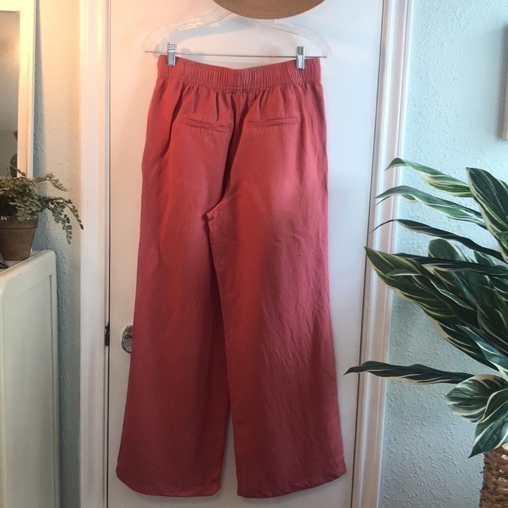Philosophy Wide Leg Linen Pull Up Pants Size Small - Picture 6 of 13